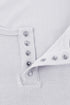 U Neck Button Knit Long Sleeve Top